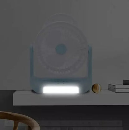 Aerbes AB-J137 Portable Multi-level Control Desktop LED Light Fan