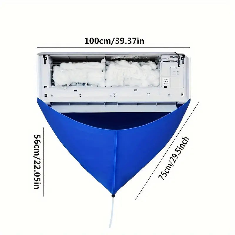 3-Piece Air Conditioning Cleaning Kit with Reusable Plastic Water Collection Bag - Little Tokyo SA