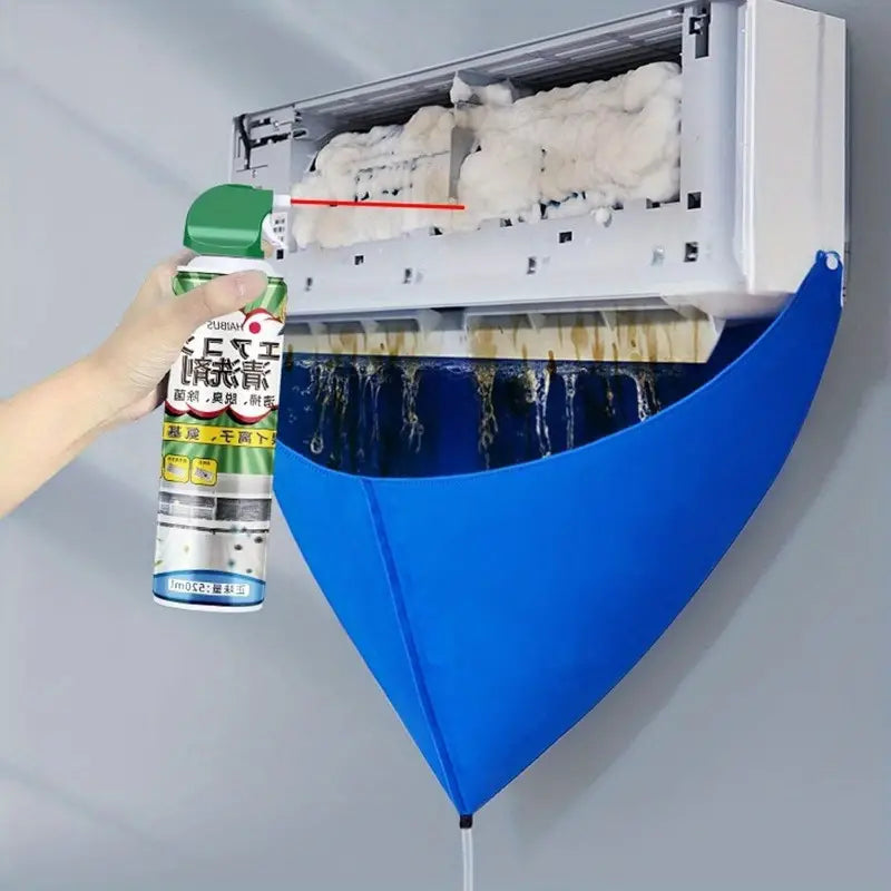 3-Piece Air Conditioning Cleaning Kit with Reusable Plastic Water Collection Bag - Little Tokyo SA