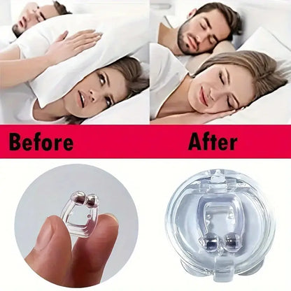 1pc Anti-Snoring Magnetic Silicone Nasal Plug - Little Tokyo SA