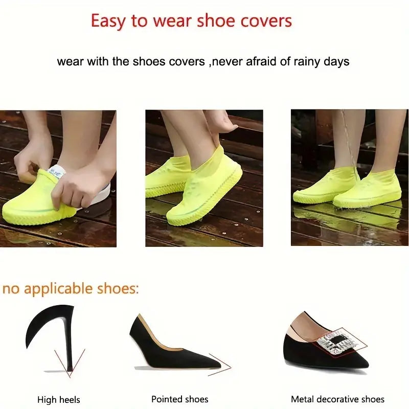 1 Set of Waterproof Outdoor Latex Rain Boots - Little Tokyo SA
