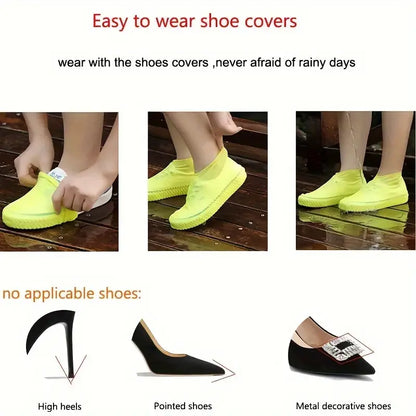 1 Set of Waterproof Outdoor Latex Rain Boots - Little Tokyo SA