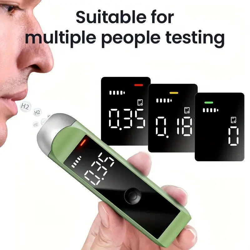 1pc Professional Dual Filtering Algorithm USB Rechargeable Breathalyzer