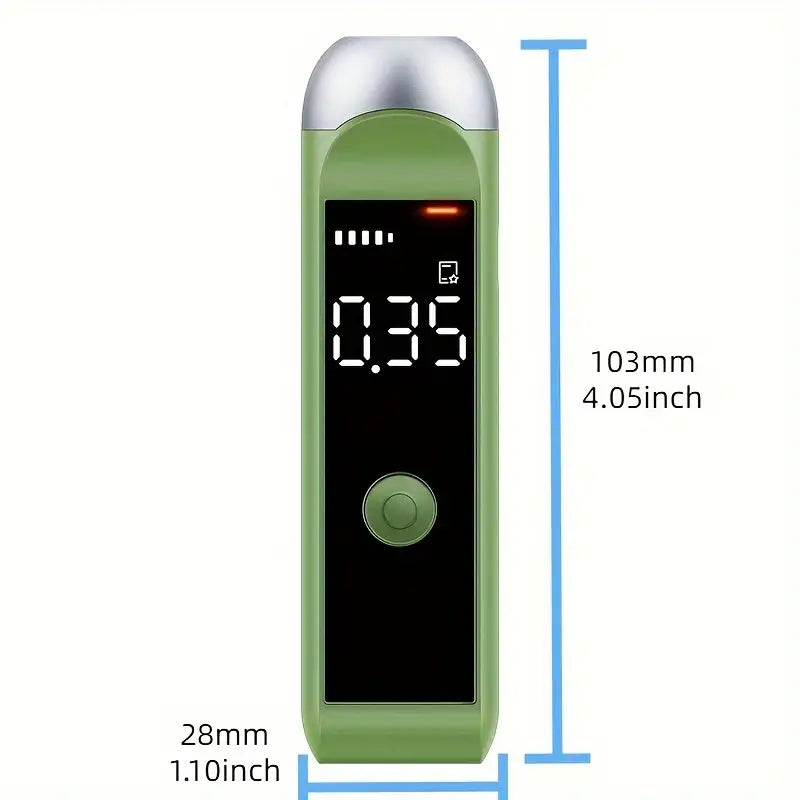 1pc Professional Dual Filtering Algorithm USB Rechargeable Breathalyzer