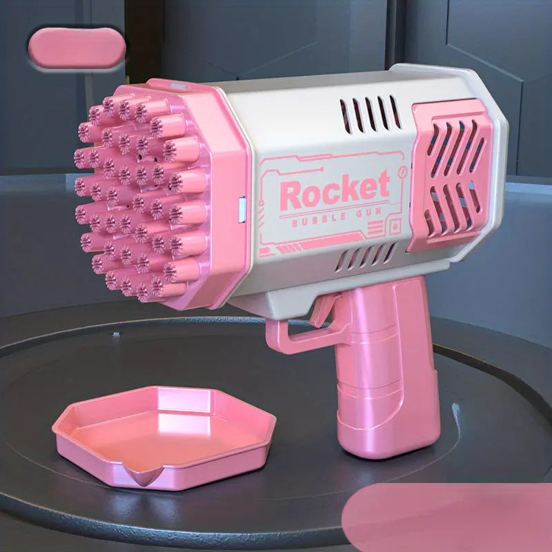 Children's 40 Hole Rocket Launcher Handheld Portable Electric Automatic Bubble Gun - Little Tokyo SA