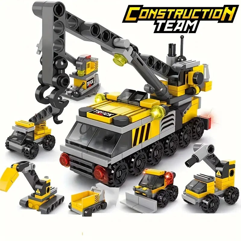 142pcs City Engineering Building Blocks Set - Little Tokyo SA