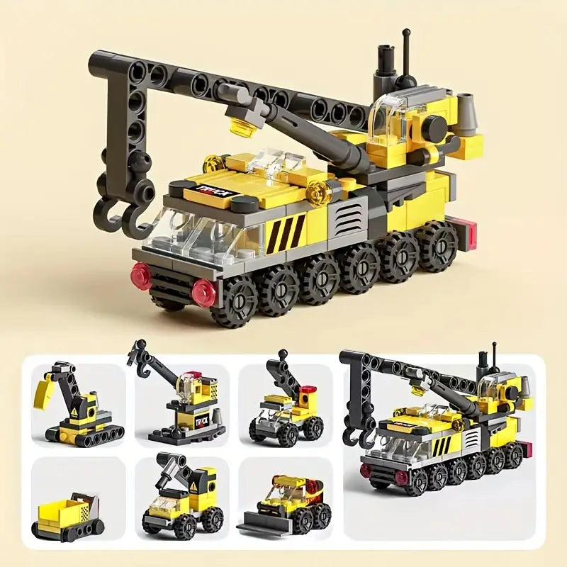 142pcs City Engineering Building Blocks Set - Little Tokyo SA