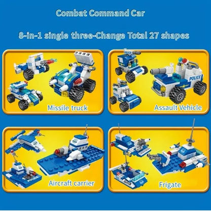 700pcs City Patrol Police Building Blocks Kit - Little Tokyo SA