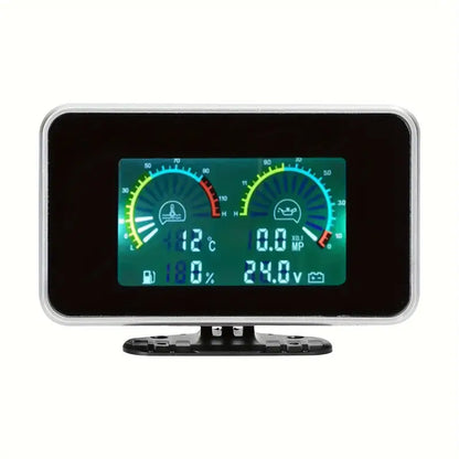 1pc Universal 4-in-1 Digital Car Dashboard Gauge - Little Tokyo SA
