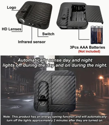 2PCS 3D Wireless Car Door LED Projector Lights - Blue Horse