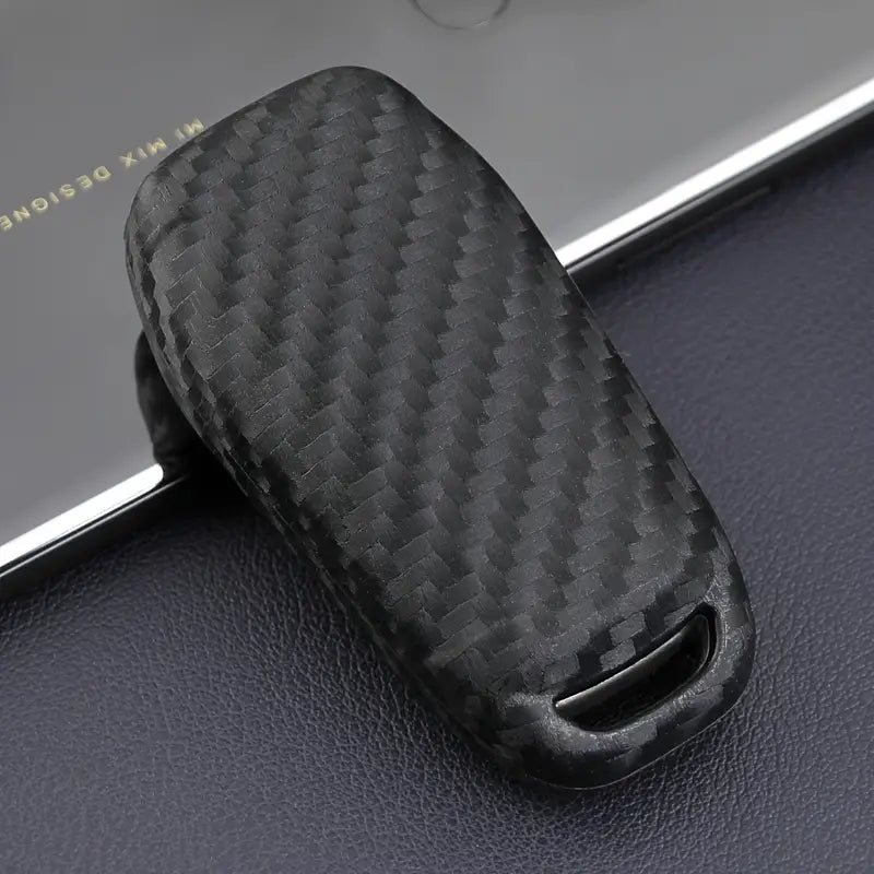 1pc Silicone Carbon Look Car Key Case Cover For Ford Vehicles - Little Tokyo SA