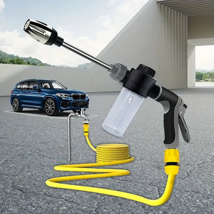 Multi-functional High Pressure Car Wash Spray Gun and Foam Tank Set - Little Tokyo SA