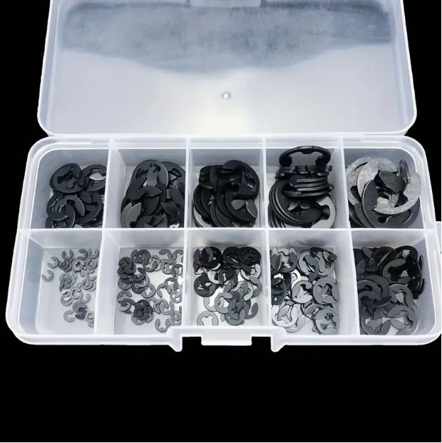 120pcs Stainless Steel Stainless Steel E Clip - Little Tokyo SA