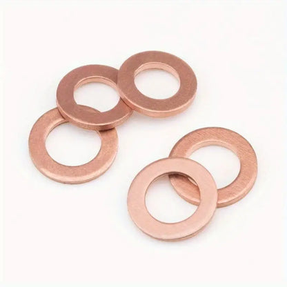 100pcs Copper Washer Gasket Set - Little Tokyo SA
