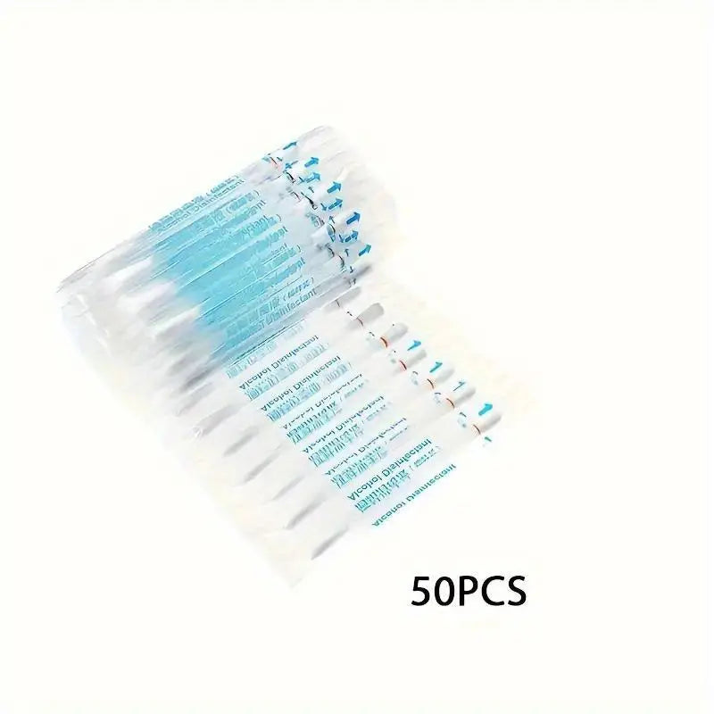 50pc Fragrance-Free 75% Alcohol Cotton Swabs - Little Tokyo SA