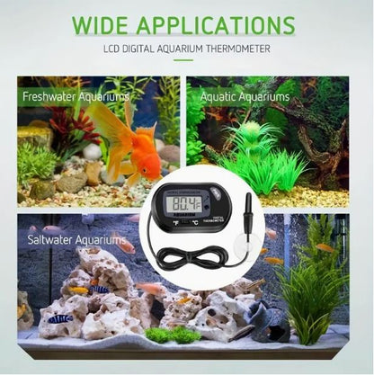 GOXAWEE Compact LCD Digital Aquarium Thermometer - Little Tokyo SA