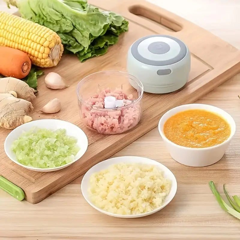 250ml Versatile USB Electric Mini Chopper for Garlic & Veggies - Little Tokyo SA