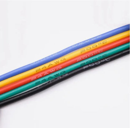 1 Set 24 AWG Stranded Electrical Wire 24 Gauge Tinned Copper - Little Tokyo SA