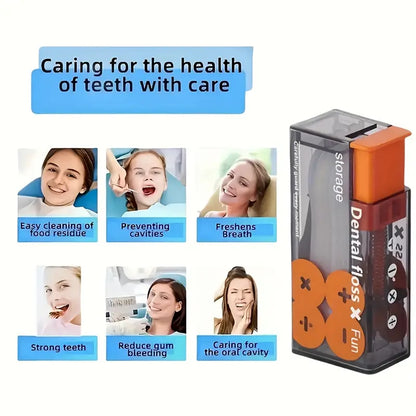 1pc Portable Automatic Pop-up Floss Stick Dispenser - Little Tokyo SA