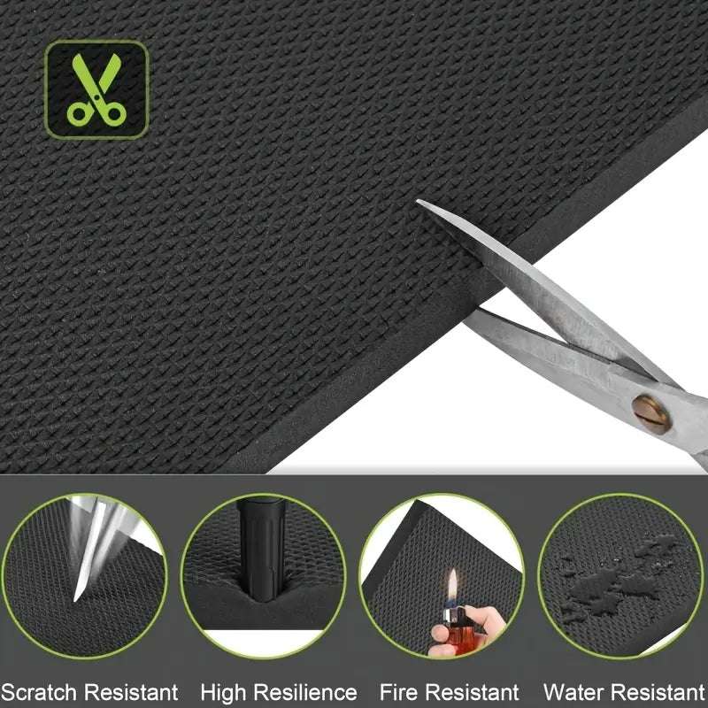 8pcs Black Garage Door & Wall Protectors -