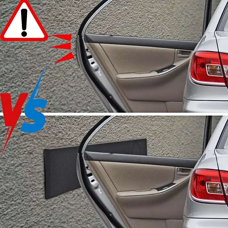 8pcs Black Garage Door & Wall Protectors -
