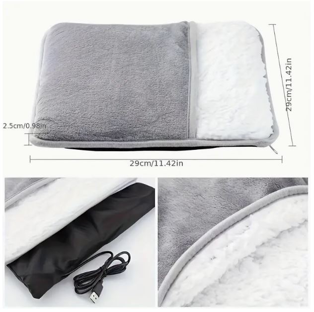 USB Powered Washable Foot Warmer Heating Pad - Little Tokyo SA