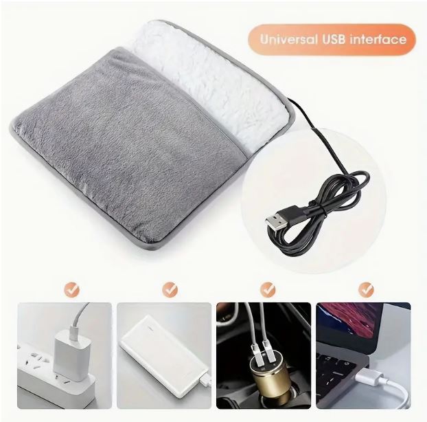 USB Powered Washable Foot Warmer Heating Pad - Little Tokyo SA