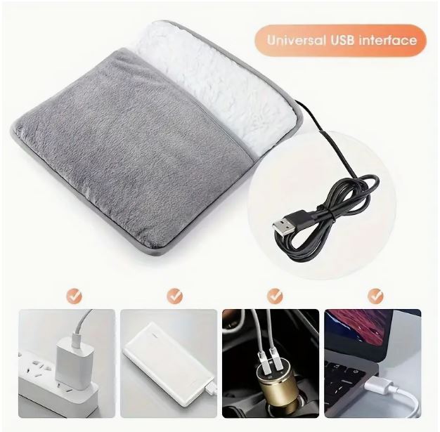 USB Powered Washable Foot Warmer Heating Pad - Little Tokyo SA