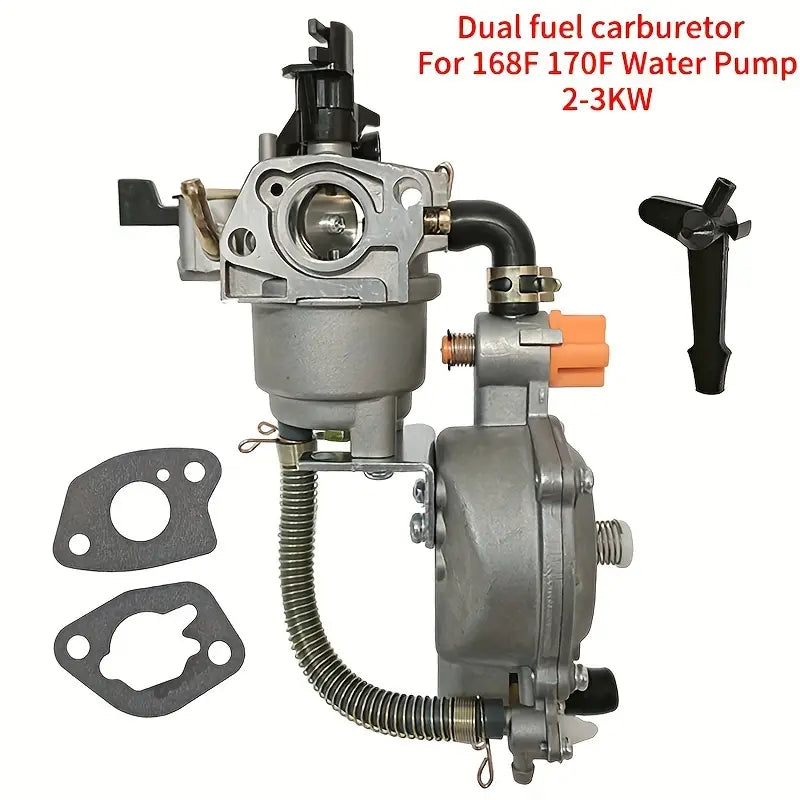 Dual-Fuel Carburetor Gas Conversion Kit for GX160/GX200 Engines 2-3KW - Little Tokyo SA