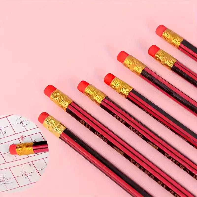 Kalour 50pcs Hb Pencils With Top Erasers - Little Tokyo SA