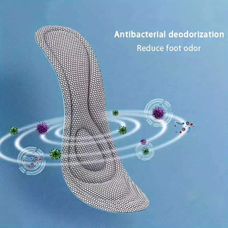 1 Pair Ultra-Comfort 5D Memory Foam Orthopedic Insoles for Men and Women