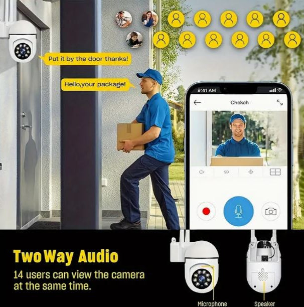 Wireless Mobile App Wifi IP Pan Tilt Zoom Camera - Little Tokyo SA