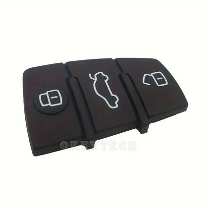 OkeyTech Silicone 3-Button Car Key Fob Cover for Audi