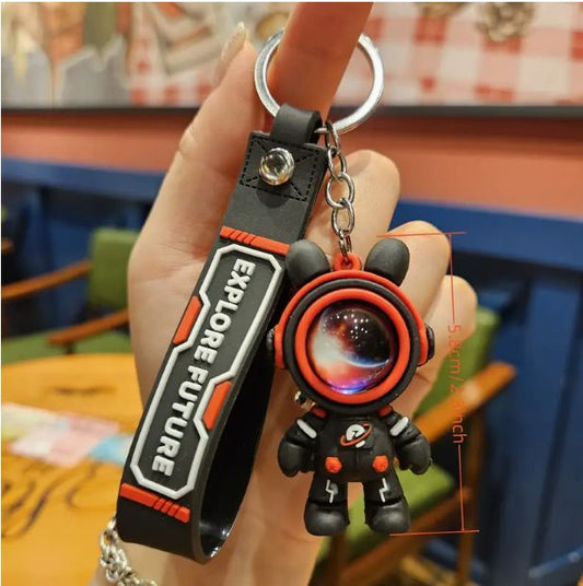 Flying Star Rabbit Astronaut Keychain - Little Tokyo SA