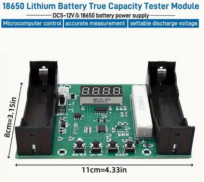 Xh-M240 18650 Lithium Battery Capacity Tester - Little Tokyo SA