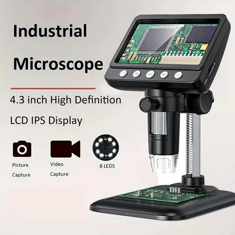 INSKAM 10.92cm HD IPS Digital Microscope with 50-1000X Zoom | Little ...