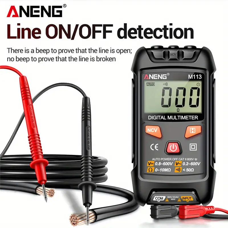 ANENG M113 Auto Recognition Digital Multimeter - Little Tokyo SA