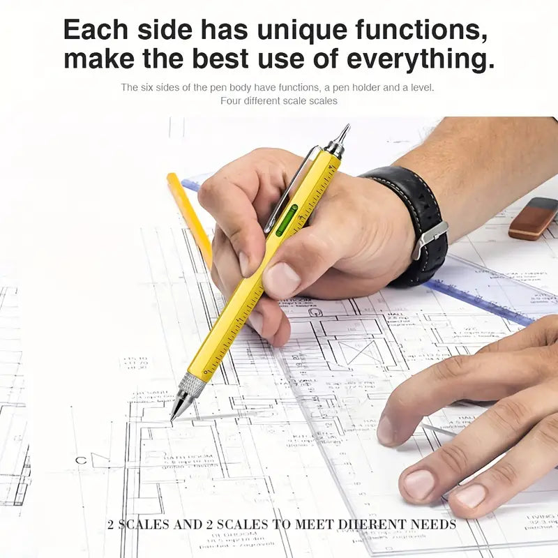 6in1 Premium Aluminum Metal Multitool Pen - Little Tokyo SA