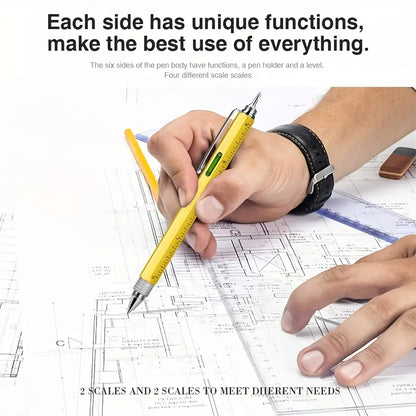 6in1 Premium Aluminum Metal Multitool Pen - Little Tokyo SA