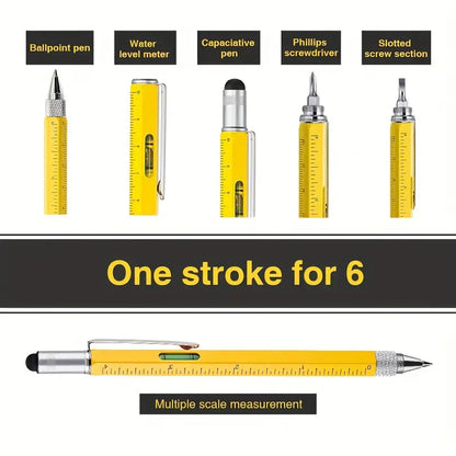 6in1 Premium Aluminum Metal Multitool Pen - Little Tokyo SA