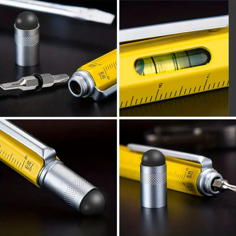 6in1 Premium Aluminum Metal Multitool Pen - Little Tokyo SA