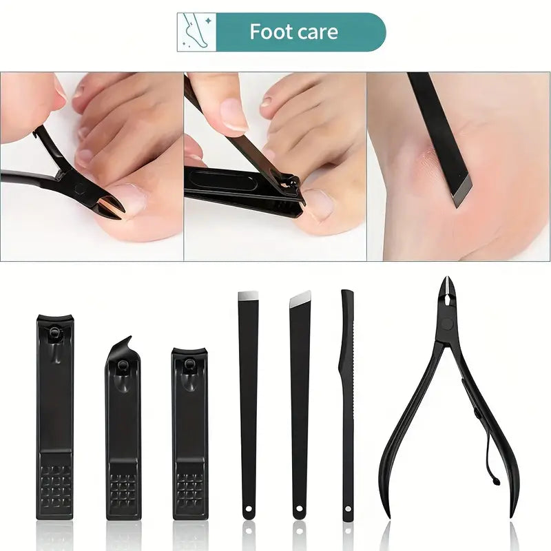 10pcs Professional Premium Quality Nail Clippers Set - Little Tokyo SA
