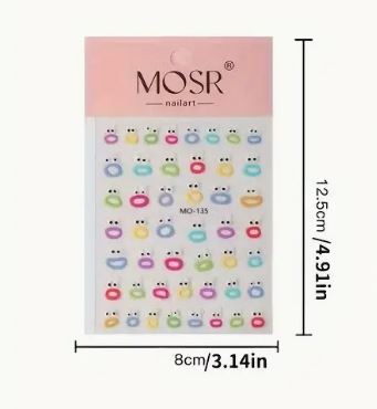 Creative Cute Cartoon Nail Stickers - Little Tokyo SA