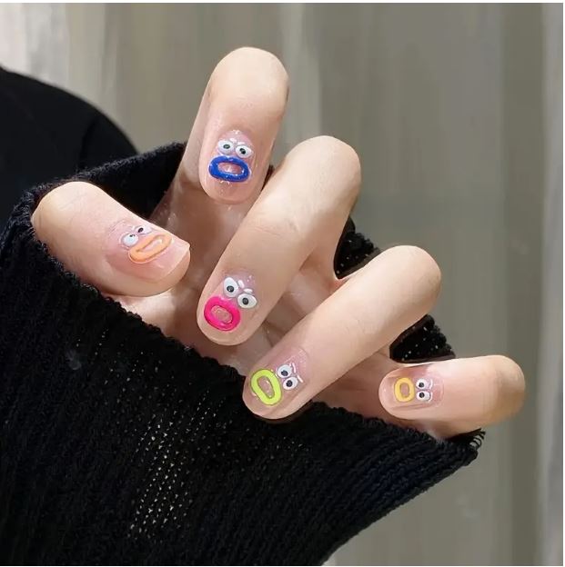 Creative Cute Cartoon Nail Stickers - Little Tokyo SA