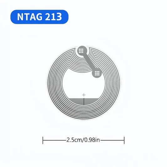 20 Rewritable NFC Tags - Erasable and Reusable 13.56MHZ 213 NFC Tags - Little Tokyo SA