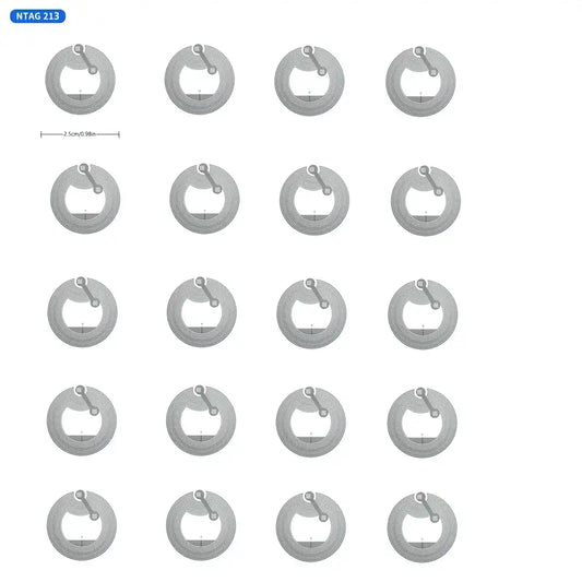 20 Rewritable NFC Tags - Erasable and Reusable 13.56MHZ 213 NFC Tags - Little Tokyo SA
