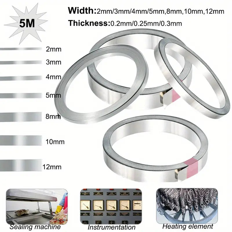 5M Nickel-Chromium Alloy Flat Strip Gasket for Sealing Machine