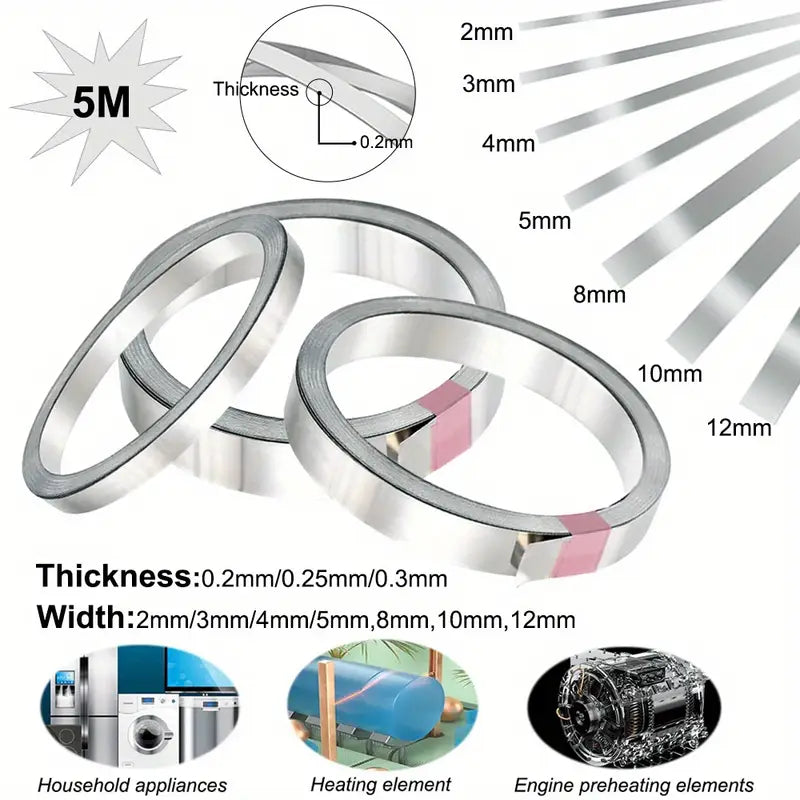 5M Nickel-Chromium Alloy Flat Strip Gasket for Sealing Machine