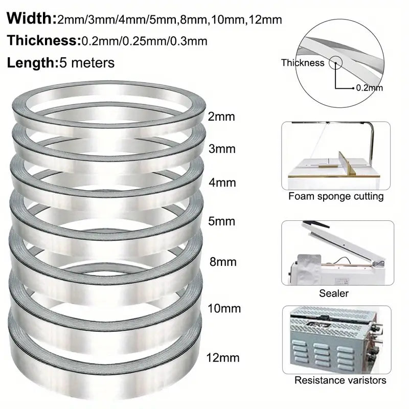 5M Nickel-Chromium Alloy Flat Strip Gasket for Sealing Machine