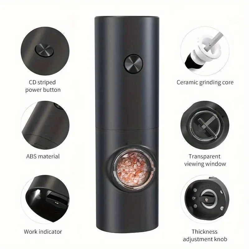 2pcs Electric Pepper Grinder or Salt Mill Set - Little Tokyo SA